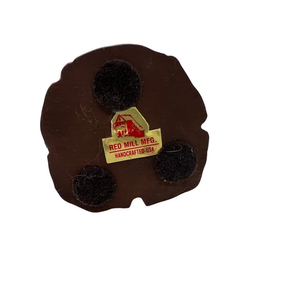 Vintage Red Mill Mfg Pecan Shell Resin Eagle Figurine Handcrafted USA 7″ - Picture 6 of 6